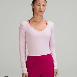 LULULEMON YOGA ALIGN LONG SLEEVES CROP SHIRT SZ. 6